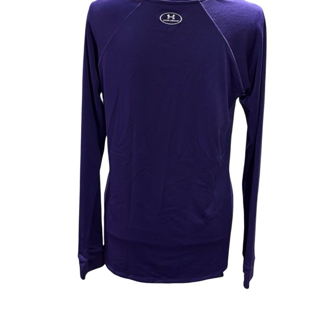 Under Armour Women’s Long Sleeve Performance Shirt Purple Medium - Picture 4 of 5
